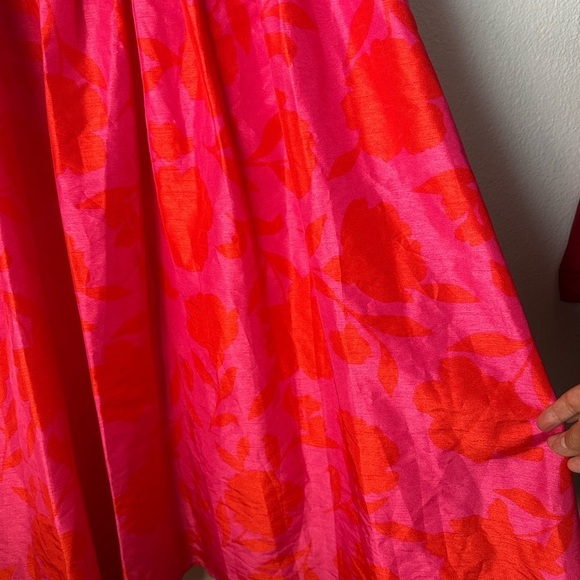 KATE SPADE For Target Pink Sleeveless VNeck Size 8 Pink Formal Midi Dress BNWT - Picture 10 of 13